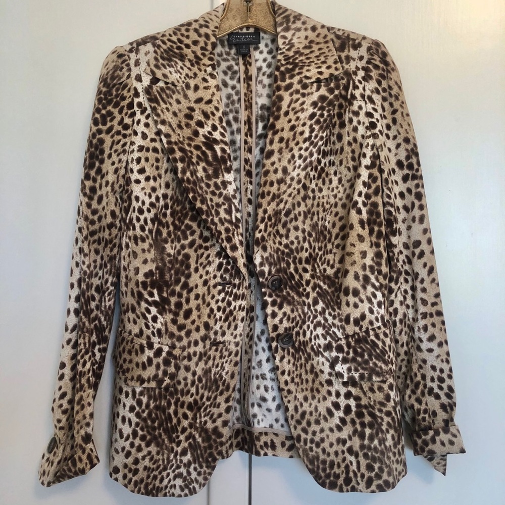 Women’s - Nordstrom Classiques leopard blazer